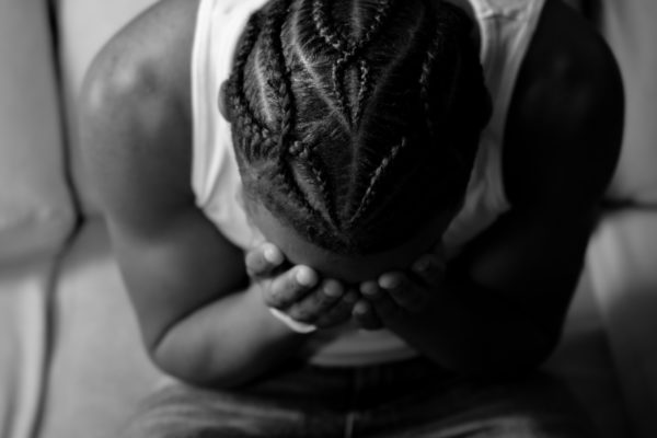 Portrait afro masculin